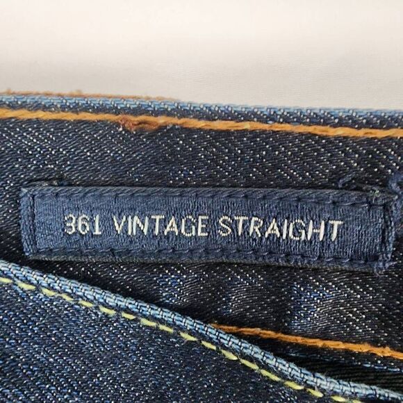 Lucky Brand Men's 361 Vintage Straight Denim Jeans Size 40x32 Kings Cross B4 - Picture 11 of 15